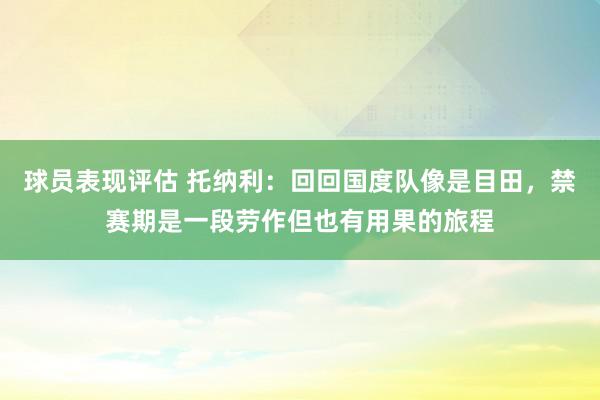 球员表现评估 托纳利：回回国度队像是目田，禁赛期是一段劳作但也有用果的旅程