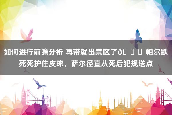 如何进行前瞻分析 再带就出禁区了😂帕尔默死死护住皮球，萨尔径直从死后犯规送点