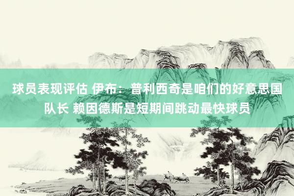 球员表现评估 伊布：普利西奇是咱们的好意思国队长 赖因德斯是短期间跳动最快球员